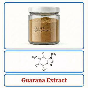 Guarana Extract – Standardized Natural Caffeine for Energy & Focus Support
